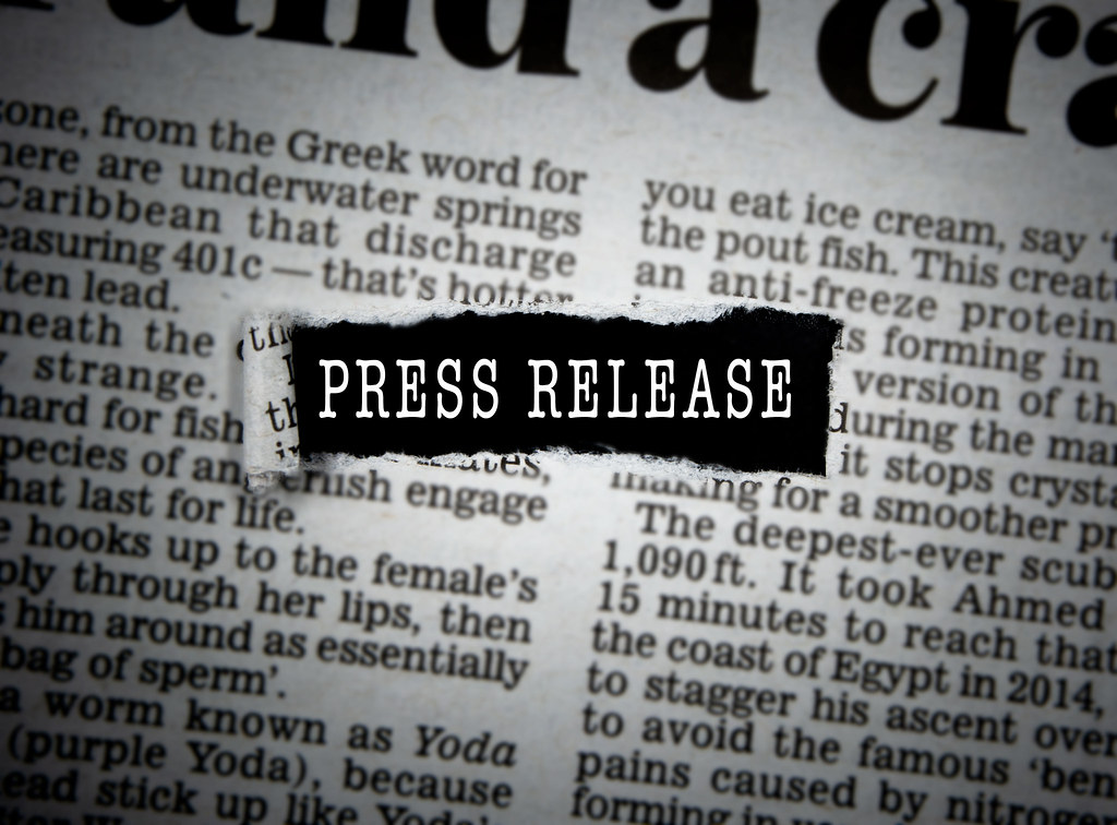 "press release" 